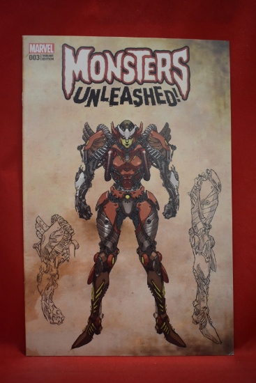 MONSTERS UNLEASHED #3 | LEINIL FRANCIS YU MONSTER DESIGN WRAPAROUND VARIANT