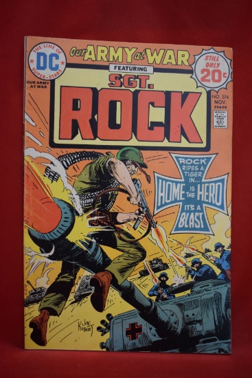 OUR ARMY AT WAR #274 | HOME IS THE HERO! | JOE KUBERT - 1974
