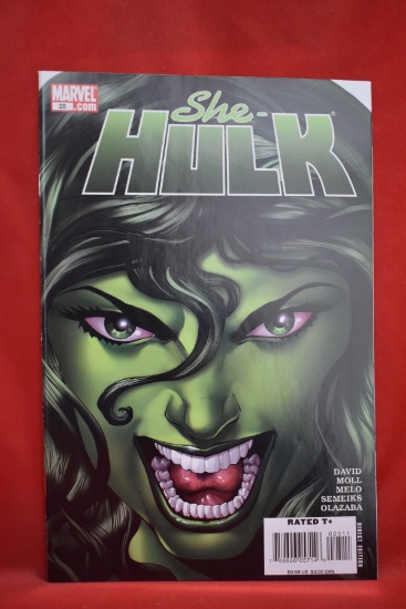 SHE-HULK #25 | 1ST APP OF CAZON AND KODOR | SHAWN MOLL COVER ART