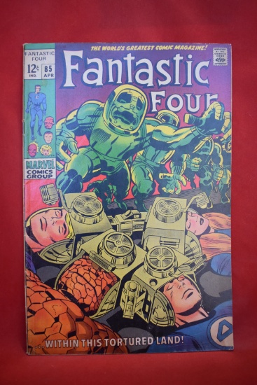 FANTASTIC FOUR #85 | DOCTOR DOOM - WITHIN THIS TORTURED LAND | JACK KIRBY - 1969