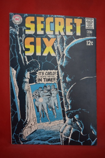 SECRET SIX #7 | EYE FOR AN EYE - FINAL ISSUE OF SERIES - JACK SPARLING - 1969