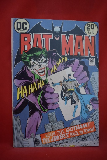 BATMAN #251 | KEY ICONIC NEAL ADAMS JOKER COVER! | *STAPLES SOLID - COMPLETE*