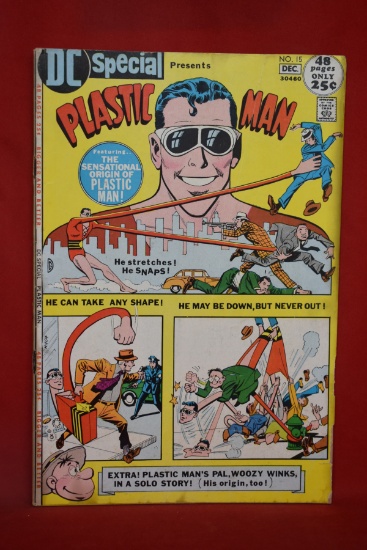 DC SPECIAL #15 | KEY REPRINTS INTRODUCTION OF PLASTIC MAN | *SOLID - SOME WEAR - SEE PICS*