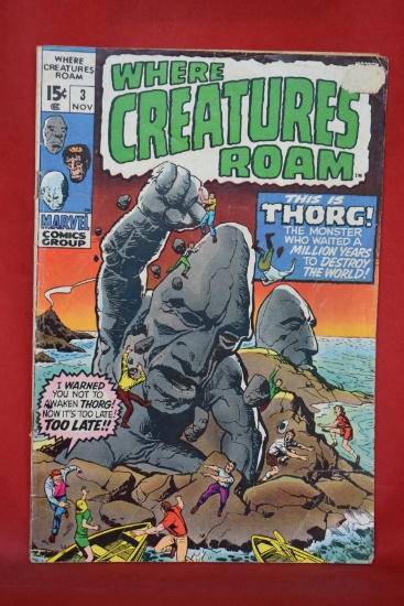 WHERE CREATURES ROAM #3 | GORGILLA STRIKES AGAIN! | JACK KIRBY - 1971