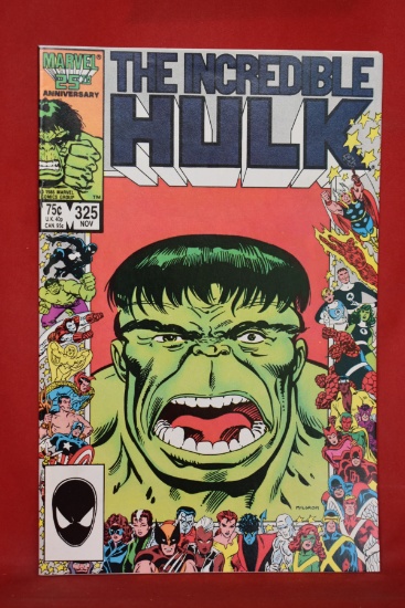 HULK #325 | KEY 1ST APP OF RICK JONES AS THE HULK! | AL MILGROM ANNIVERSARY BORDER