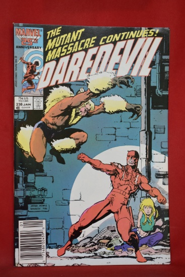 DAREDEVIL #238 | SABRETOOTH - MUTANT MASSACRE | ART ADAMS - NEWSSTAND!