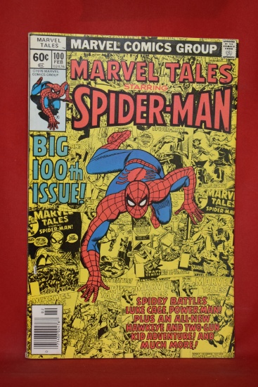 MARVEL TALES #100 | SPIDERMAN - 100TH ISSUE | JOHN ROMITA SR COVER ART