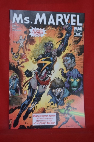 MS MARVEL #20 | AARON LOPRESTI ZOMBIE VARIANT