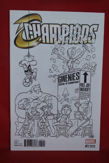 CHAMPIONS #1 | 1ST TEAM APP/ORIGIN OF THE CHAMPIONS! | FOSGITT SKETCH PARTY VARIANT