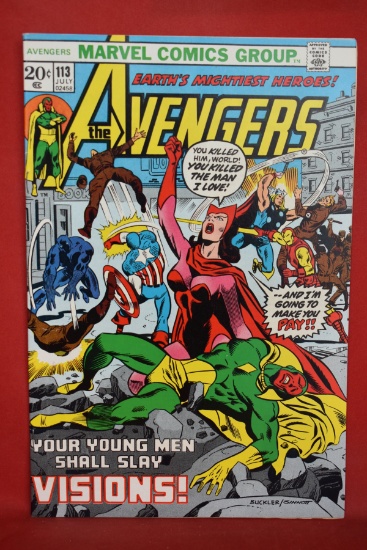 AVENGERS #113 | 2ND APPEARANCE OF MANTIS! | CLASSIC RICH BUCKLER - 1973