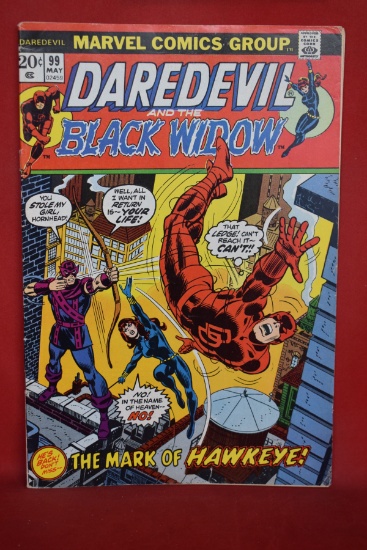 DAREDEVIL #99 | THE MARK OF HAWKEYE! | CLASSIC JOHN ROMITA - 1973