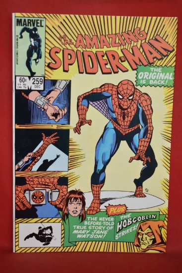AMAZING SPIDERMAN #259 | ORIGIN OF MARY JANE, SPIDERMAN RETURNS TO CLASSIC SUIT!