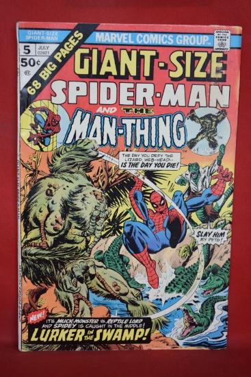 GIANT SIZE SPIDERMAN #5 | BEWARE THE PATH OF THE MONSTER! | GIL KANE - 1975