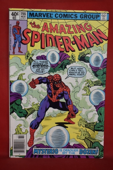 AMAZING SPIDERMAN #198 | MYSTERIO - DEADLIER BY THE DOZEN! | KEITH POLLARD - 1979