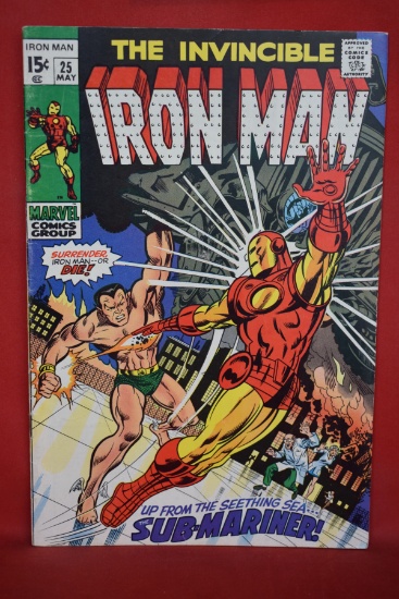 IRON MAN #25 | KEY BATTLE OF IRON MAN VS SUB-MARINER! | SEVERIN/GOODWIN - 1970