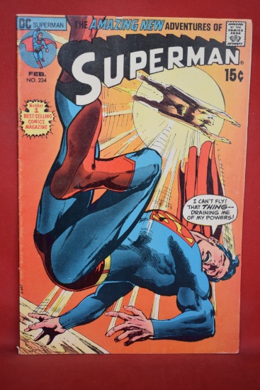 SUPERMAN #234 | PRISON IN THE SKY! | ICONIC NEAL ADAMS - 1971