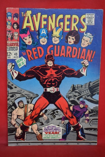 AVENGERS #43 | KEY 1ST APPEARANCE OF THE RED GUARDIAN! | CLASSIC JOHN BUSCEMA - 1967