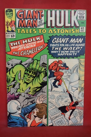 TALES TO ASTONISH #62 | KEY 1ST CAMEO APP OF THE LEADER! | 1ST CVR APP OF CHAMELEON! | KIRBY - 1964