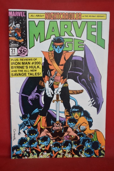 MARVEL AGE #31 | THUNDERCATS PREVIEW, FLAG-SMASHER PREVIEW - DAVE COCKRUM