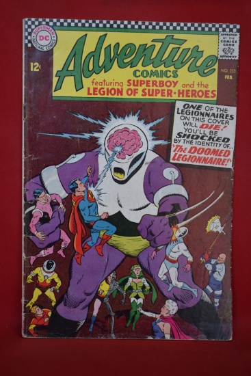 ADVENTURE COMICS #353 | DEATH OF FERRO LAD! | SWAN/SHOOTER - 1967 | *SOLID, BIT OF CREASING*