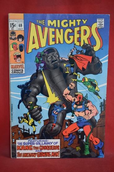 AVENGERS #69 | KEY 1ST APP OF GRANDMASTER! | 1ST CAMEO APP OF SQUADRON SINISTER!