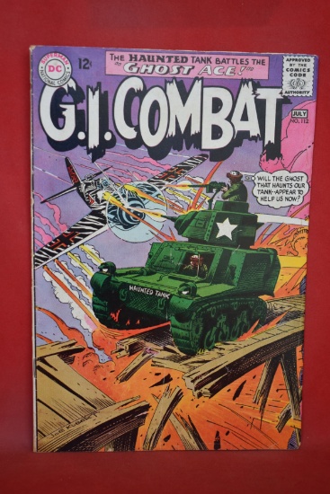 GI COMBAT #112 | HAUNTED TANK - GHOST ACE! | KUBERT/KANIGHER - 1965