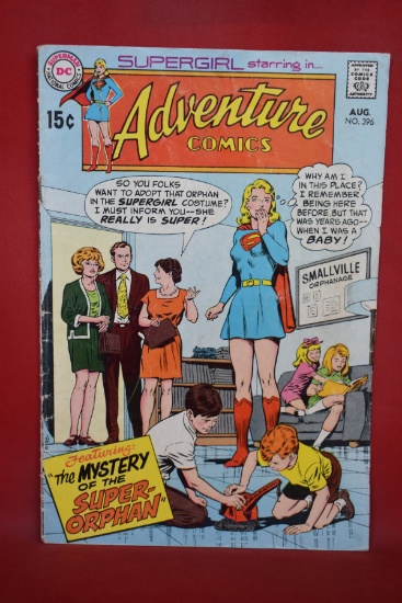ADVENTURE COMICS #396 | SUPERGIRL - I AM A WITCH - SWAN/ANDERSON | *STAPLES GOOD, SOME WEAR*