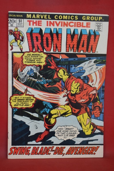 IRON MAN #51 | DIE AVENGER! | CLASSIC GEORGE TUSKA - 1972
