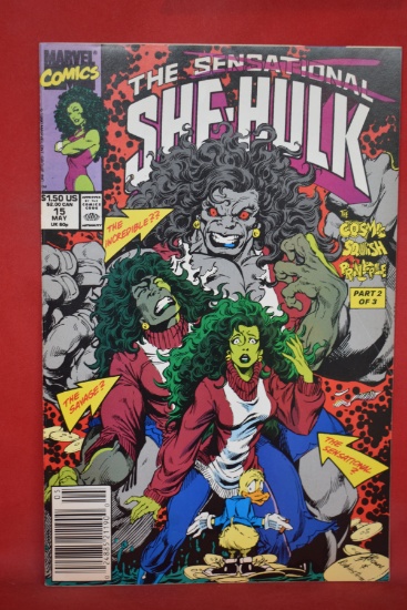 SENSATIONAL SHE-HULK #15 | 1ST APPEARANCE OF GREY SHE-HULK - NEWSSTAND!