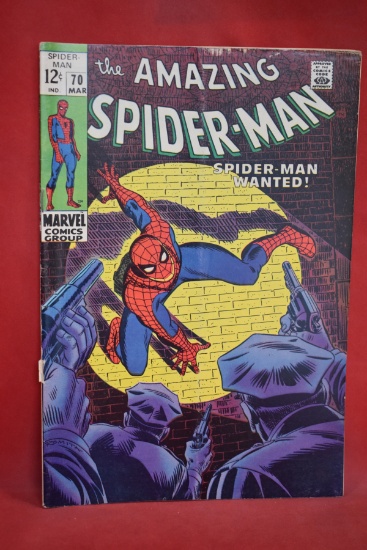 AMAZING SPIDERMAN #70 | KEY 1ST CAMEO VANESSA FISK! | *LOWER STAPLE BARELY ATTACHED, OTHERWISE GOOD!
