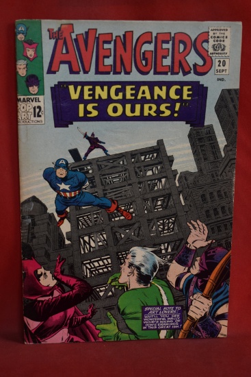 AVENGERS #20 | THE SWORDSMAN JOINS THE AVENGERS! | KIRBY/LEE - 1965