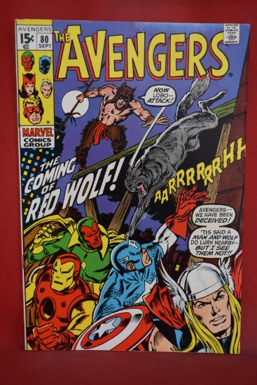 AVENGERS #80 | KEY 1ST APP AND ORIGIN OF RED WOLF!