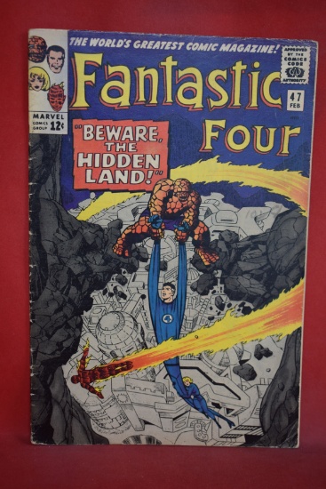FANTASTIC FOUR #47 | KEY 1ST MENTION OF GALACTUS, 2ND APP OF BLACK BOLT, 1ST APP OF MAXIMUS!