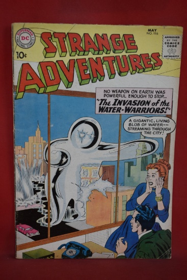 STRANGE ADVENTURES #116 | INVASION OF THE WATER WARRIORS! | HEATH,KANE,FOX - 1960 - SOLID!