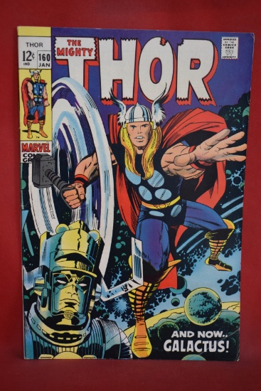 THOR #160 | KEY GALACTUS STORY | GALACTUS HUNTS EGO THE LIVING PLANET | KIRBY/LEE - 1969