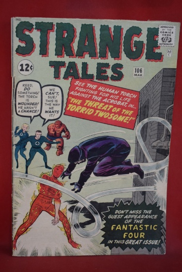 STRANGE TALES #106 | KEY 1ST APP OF ACROBAT! | EARLY FF APPEARANCE - AYERS, LIEBER, KIRBY - 1962