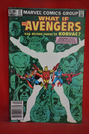 WHAT IF #32 | GALACTUS, KORVAC, AVENGERS | BOB LAYTON - NEWSSTAND