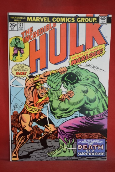 HULK #177 | KEY BATTLE OF HULK VS ADAM WARLOCK, "DEATH" OF ADAM WARLOCK!