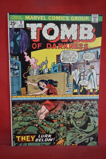 TOMB OF DARKNESS #9 | THE MAN IN THE TOMB! | LARRY LIEBER - 1974 - MARVEL HORROR