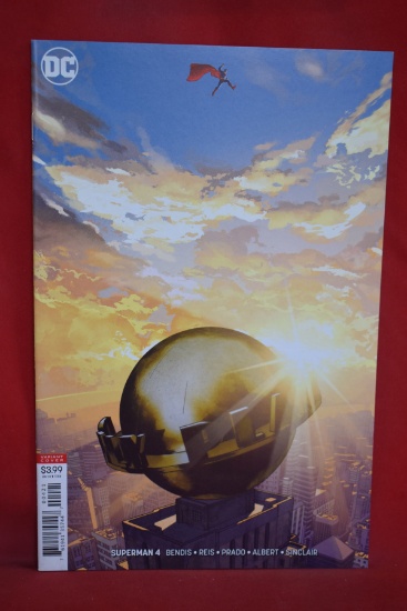 SUPERMAN #4 | THE BATTLE FOR EARTH BEGINS.. | ADAM HUGHES VARIANT