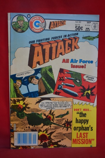 ATTACK #30 | THE HAPPY ORPHAN'S LAST MISSION | SAM GLANZMAN - CHARLTON WAR