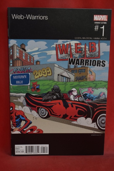 WEB-WARRIORS #1 | PREMIERE ISSUE - DAMION SCOTT HIP HOP VARIANT