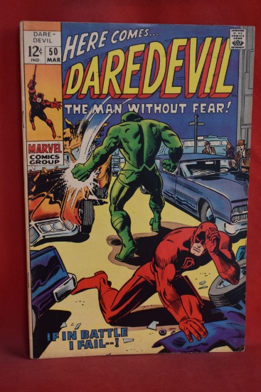 DAREDEVIL #50 | IF IN BATTLE I FALL.. | BARRY SMITH, JOHN ROMITA JR, STAN LEE - 1969