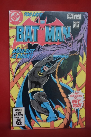 BATMAN #342 | MAN-BAT -- REQUIEM FOR A HERO! | IRV NOVICK & DICK GIORDANO