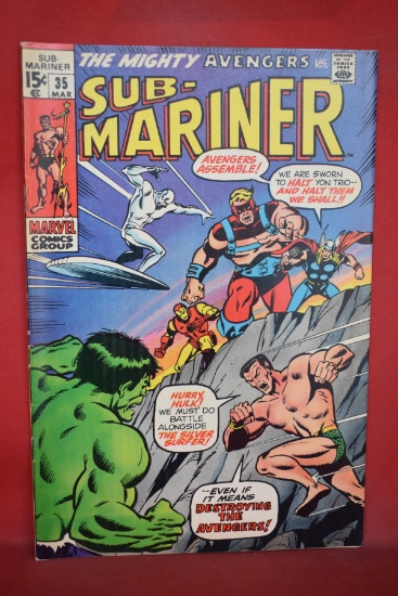 SUB-MARINER #35 | KEY BATTLE OF HULK, SILVER SURFER AND NAMOR VS THE AVENGERS!