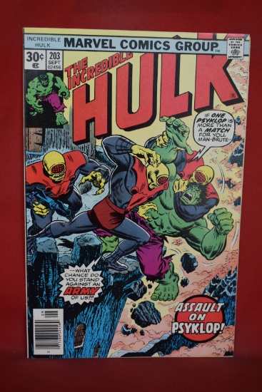 HULK #203 | ASSAULT ON PSYKLOP! | JOHN ROMITA - 1976