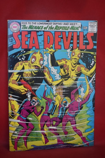 SEA DEVILS #20 | THE MENACE OF THE REPTILE MEN! | PURCELL & MOLDOFF - 1964