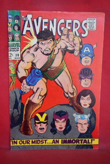 AVENGERS #38 | KEY 1ST MEETING OF HERCULES AND THE AVENGERS, 1ST BATTLE HERCULES AND ARES!