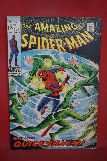 AMAZING SPIDERMAN #71 | THE SPEEDSTER AND THE SPIDER! | ROMITA/LEE - 1969