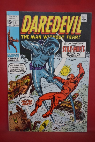 DAREDEVIL #67 | THE RETURN OF STILT-MAN! | BILL EVERETT & GENE COLAN - 1970